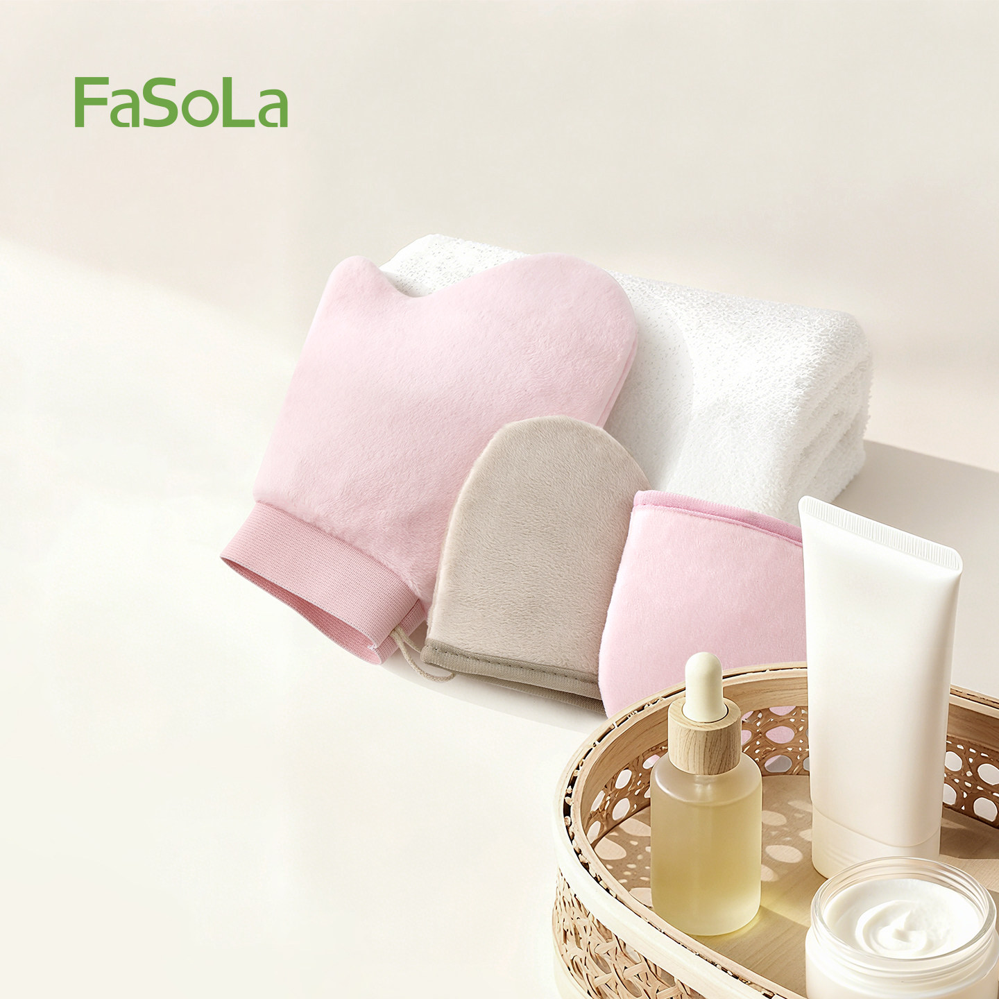 FaSoLa擦身体乳手套美黑油素颜霜精油涂抹神器按摩植绒懒人工具,家庭/个人清洁工具,搓澡巾,淘宝优惠券,粉丝福利购,淘宝优惠卷