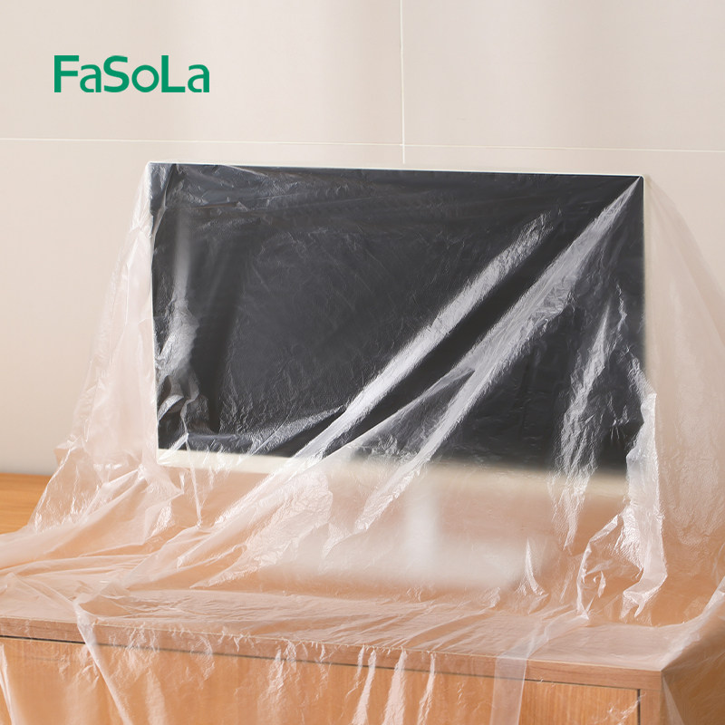FaSoLa家具防尘罩装修家用一次性塑料防尘盖布保护厨房电器防尘膜