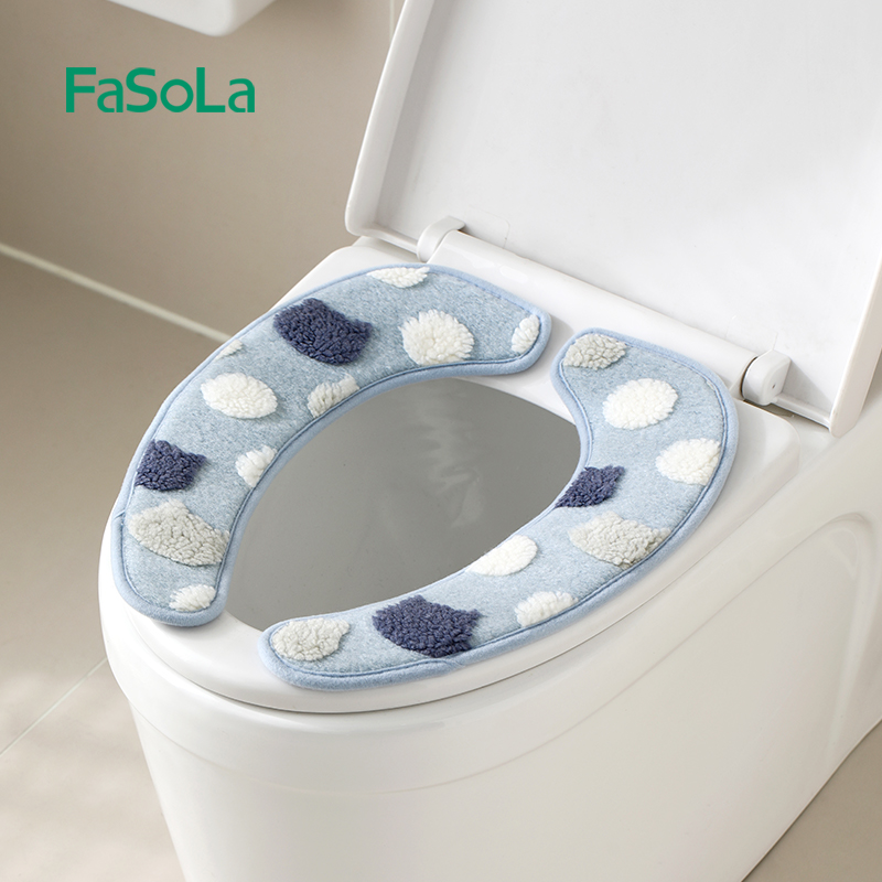 FaSoLa马桶坐垫贴毛绒冬加厚