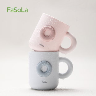 FaSoLa漱口杯高颜值2026新款 防霉抗菌情侣一对牙缸洗漱杯刷牙杯子