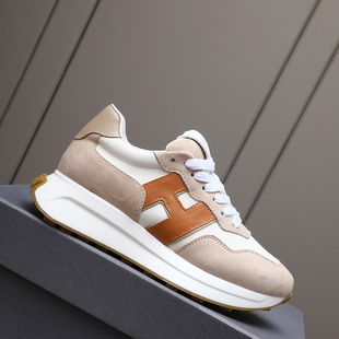 邦家尼欧洲站潮牌老爹鞋男鞋欧美牛皮厚底增高女鞋休闲2026单鞋男