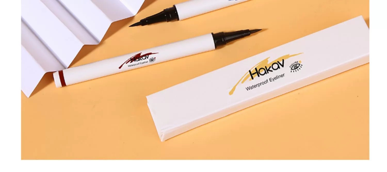 极细眼线笔彩色棕色速干不晕染防水持久不掉色初学者新手 韩卡芙