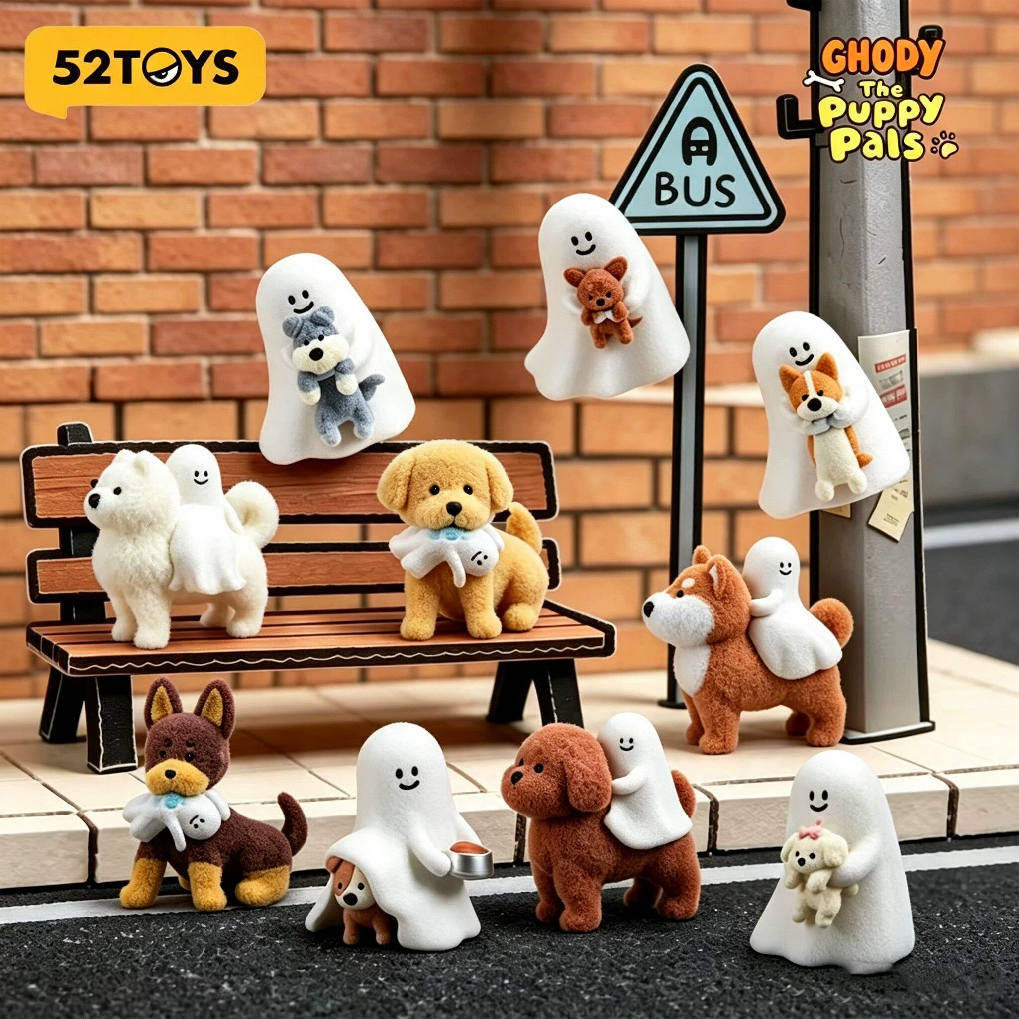 52TOYS小幽灵第二弹好朋狗系列