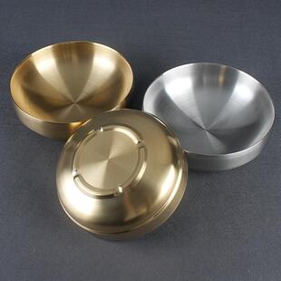 寺院用铁钵出家人的饭钵盂双层隔热不锈钢僧人吃饭用钵碗钵袋