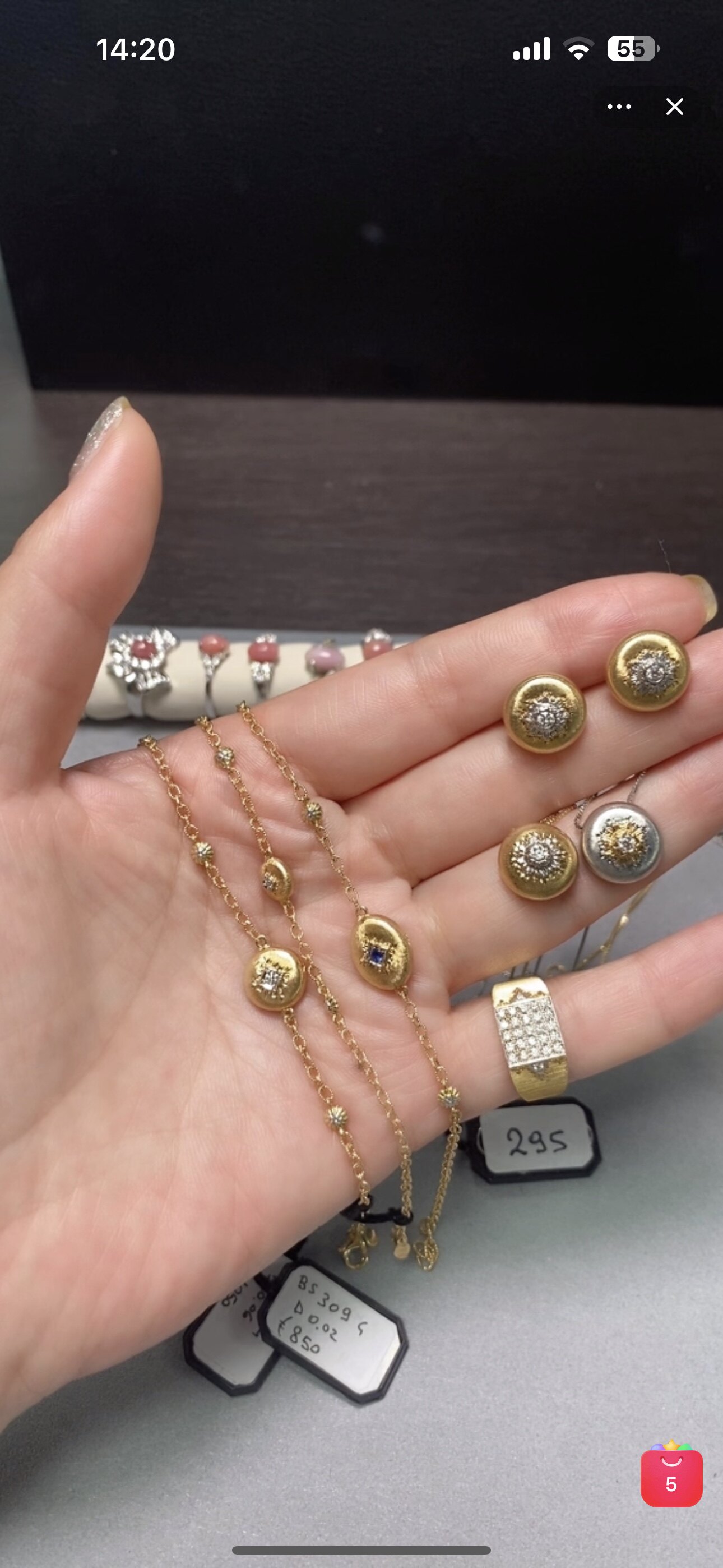 钻石buccellati布布项链