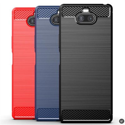 适用索尼Xperia 10 Plus|I3213/I4213拉丝软硅胶防摔手机壳保护套