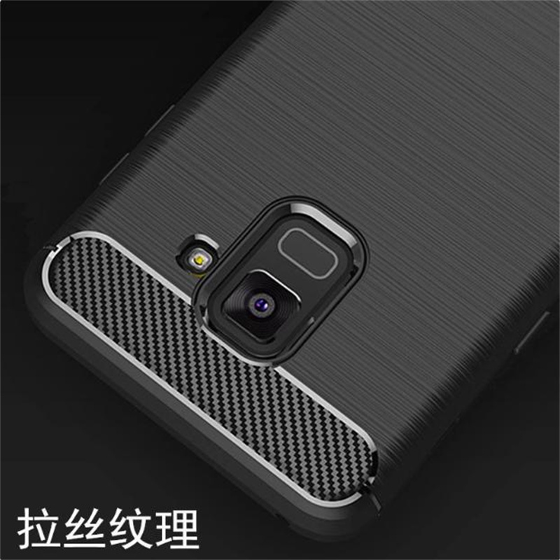 三星2018版A8+Plus|SM-A730F|A800J/S拉丝软硅胶防摔手机壳保护套