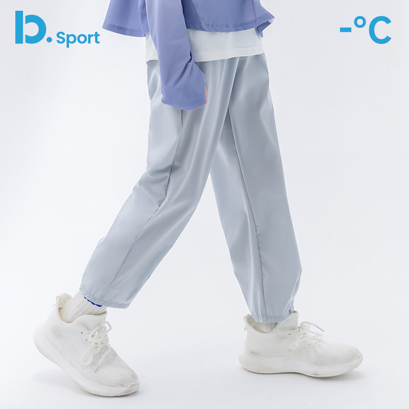 男童裤子薄款春夏季防蚊裤儿童女童长裤休闲裤束脚裤运动速干裤