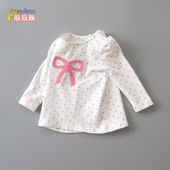 长袖 T恤打底衫 春季 小女童宝宝春装 上衣服薄款 0一1岁2婴儿洋气内搭