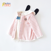 针织外套开衫 春季 上衣服2洋气0一1岁3 婴儿幼儿童装 小女童宝宝春装