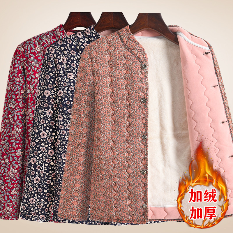 中老年妈妈装冬季棉衣外套