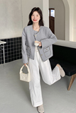 毛边小香风短外套女春秋2025新款短款小个子上衣开春穿搭独特漂亮，女装短外套，2C189