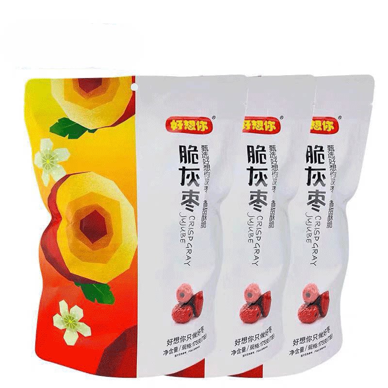 好想你红枣脆灰枣即食酥脆无核