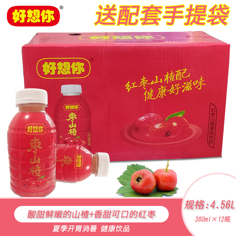 好想你枣山楂380ml*12瓶装