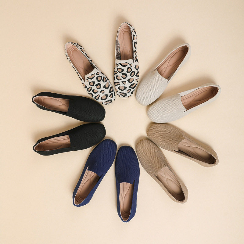 平底飞织王妃单鞋女软底豆豆鞋2024季百搭透气一脚蹬懒人编织女鞋,女鞋,浅口单鞋,淘宝优惠券,粉丝福利购,淘宝优惠卷