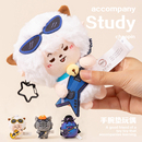 正版 喜羊羊与灰太狼摇滚系列公仔玩偶懒羊羊乐队毛绒钥匙扣包挂件