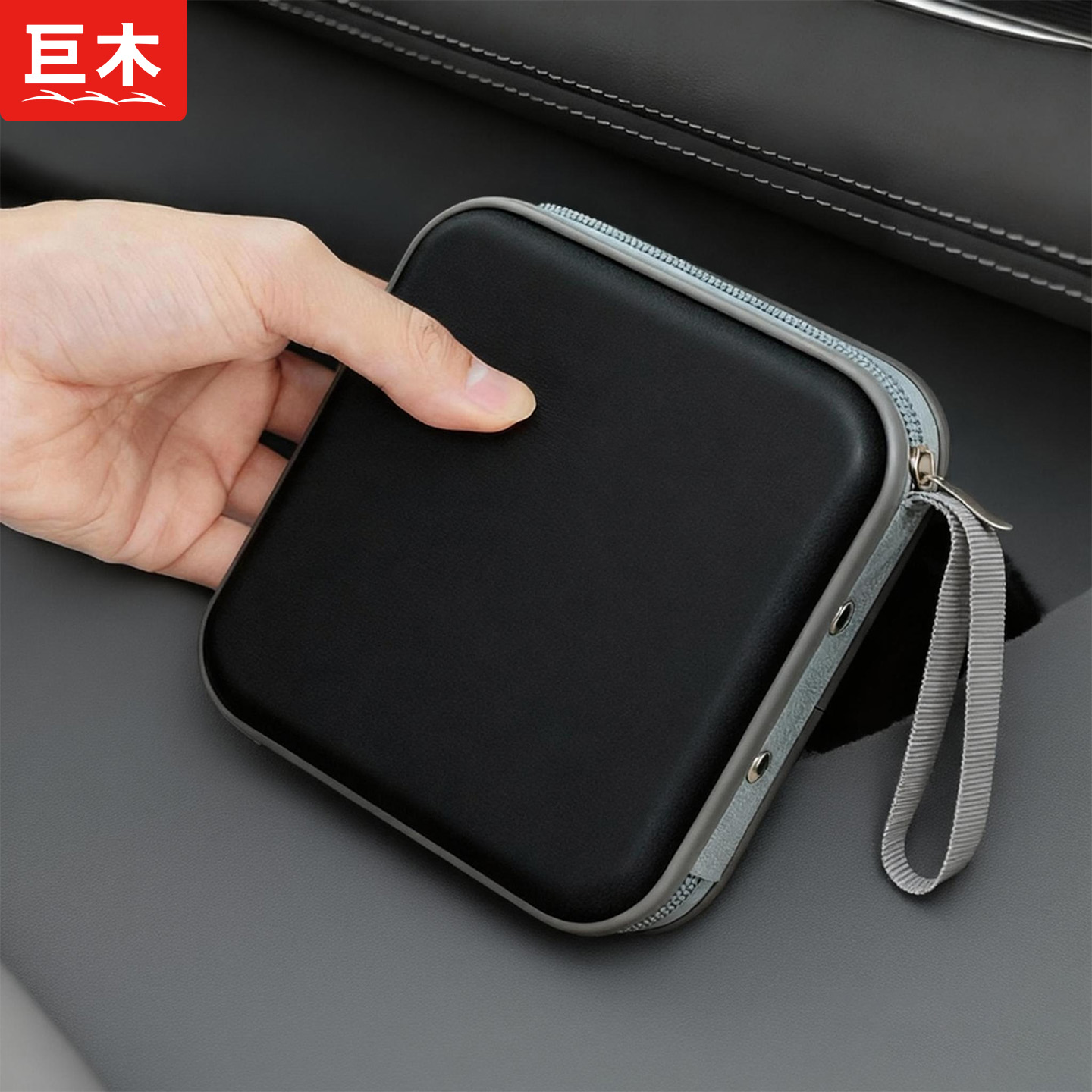 车载CD光盘包简约DVD光碟盒汽车车用碟片碟包cd盒光盘包车家两用