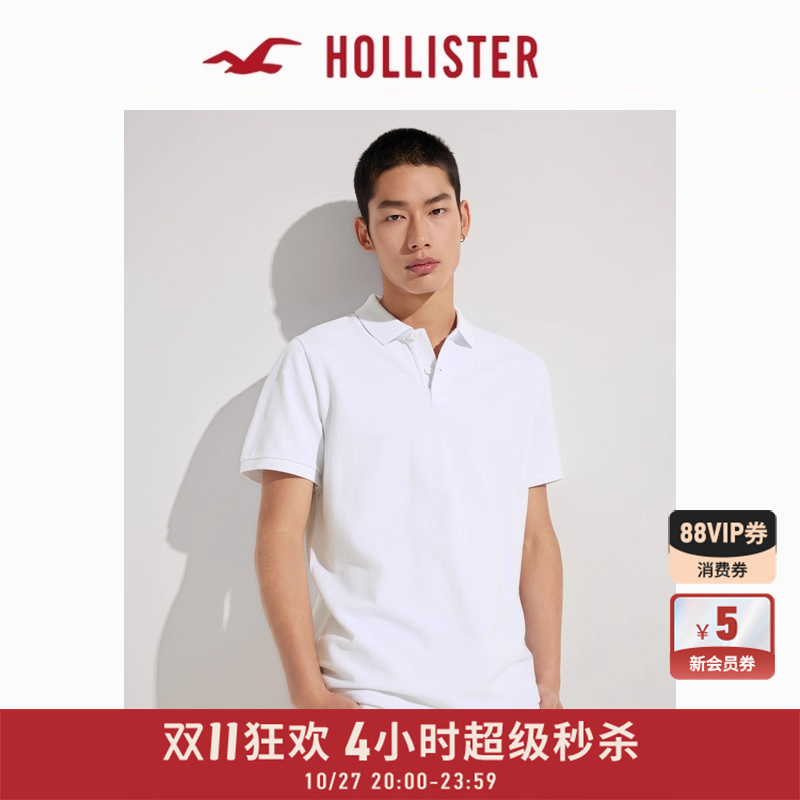 Hollister经典小海鸥短袖Polo衫