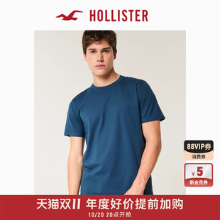 324 女装 5149 小海鸥图案25夏情侣棉质基础T恤男装 Hollister经典