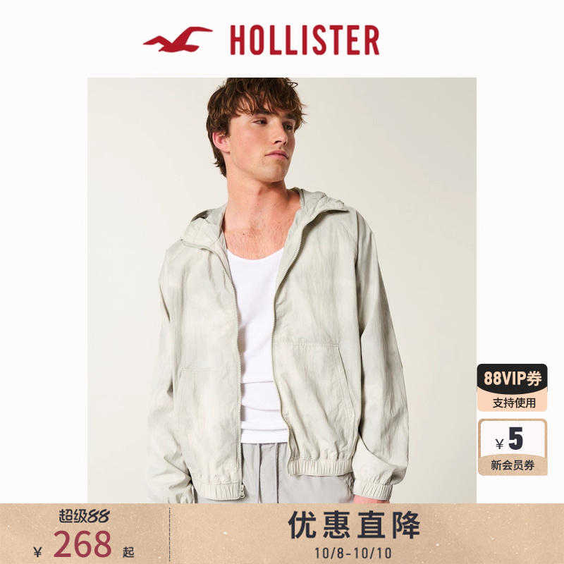 Hollister美式连帽夹克外套