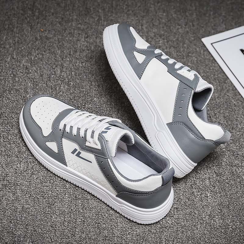 2024夏季新款小白潮鞋男款潮流男鞋百搭休闲运动低帮板鞋皮鞋白鞋