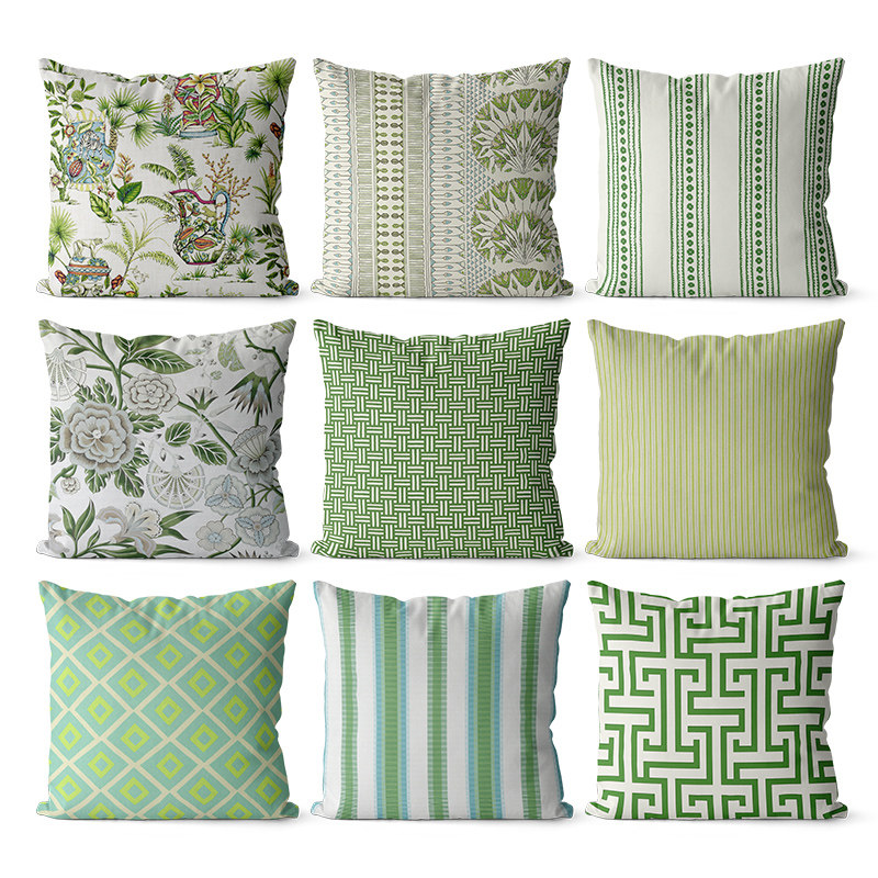 美式沙发抱枕双面印花靠垫家用床头民宿办公室靠枕大号不含芯,居家布艺,靠垫/抱枕,淘宝优惠券,粉丝福利购,淘宝优惠卷