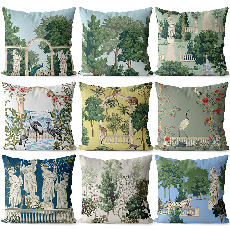 品质棉麻沙发抱枕饱满厚实