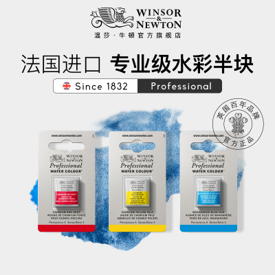 法国进口专业级114色水彩颜料