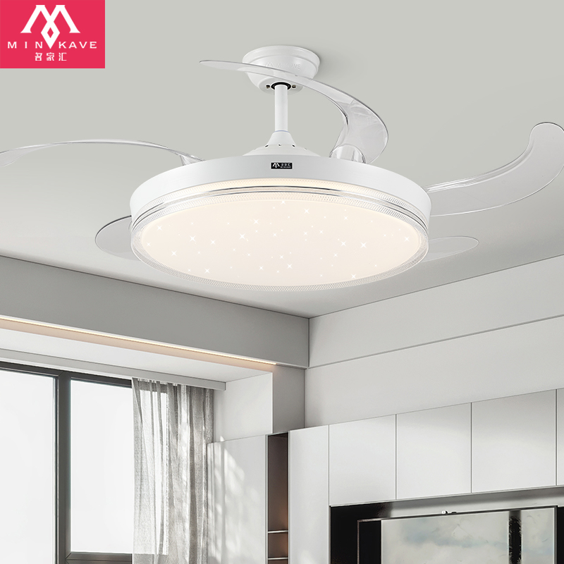 名家汇隐形扇叶风扇灯2025年新款