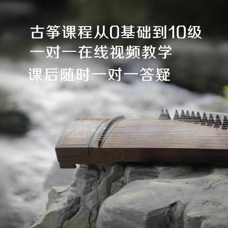 古筝视频课网课 一对一视频在线教学及陪练 音乐学院专业老师考级