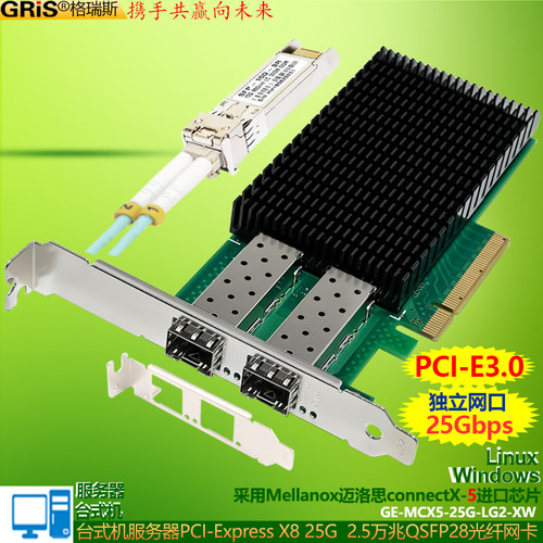 GRIS服务器25G万兆网卡SFP28
