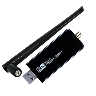 GRIS 双频千兆USB3.0无线网卡5G台式机笔记本大功率Win11免驱动WIFI接收器kali电脑瑞昱RTL8812AU电视机顶盒