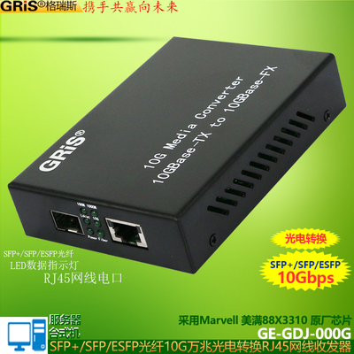 GRIS光纤接口转换RJ45网线接口