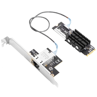 GRIS M.2转10G万兆网卡M2以太网络B+M KEY服务器AQC113台式机工作站COM串口RS232笔记本AQC107软路由ESXI群晖