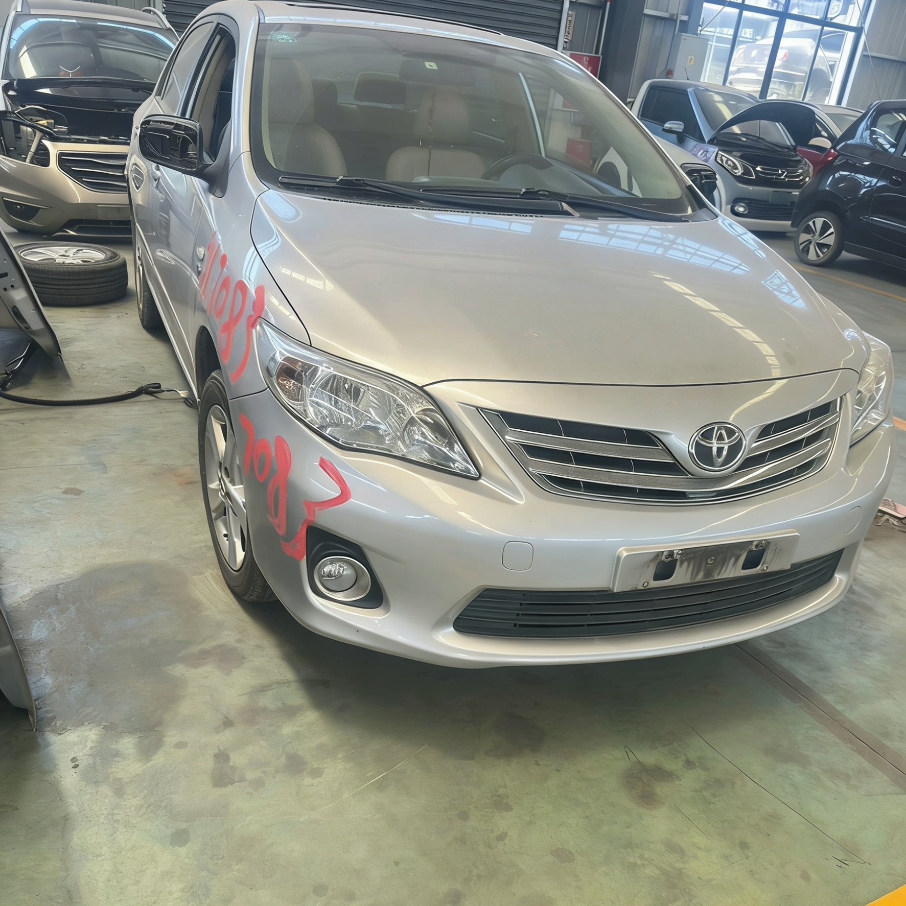 专用于丰田花冠拆车件轮毂压缩机左前门右车门大灯仪表中控饰板总