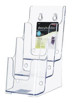 迪多A6三层传单架 展示架资料架 折页广告宣传单张架 文件收纳架
