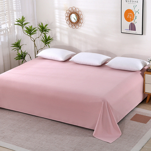 加大加宽床单双人榻榻米农村炕单单件被单纯色加厚磨毛简约可定做