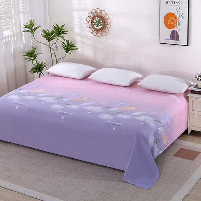 纯棉磨毛榻榻米床单双人农村炕单