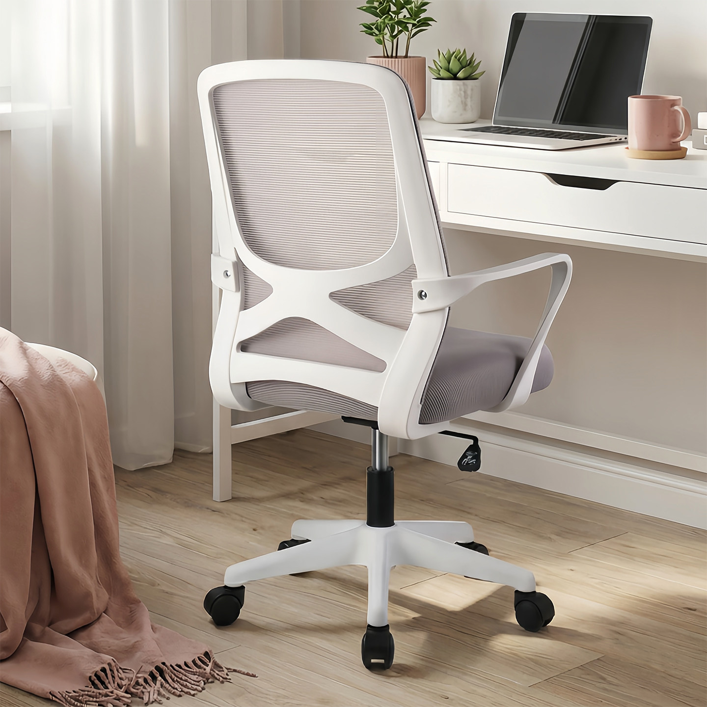 椅子电脑椅家用办公椅舒适久坐职员工位办公室会议座椅靠背椅转椅