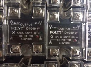 原装 单相固态继电器 D4040-W 40A 直流控制交流 正品台湾康泰