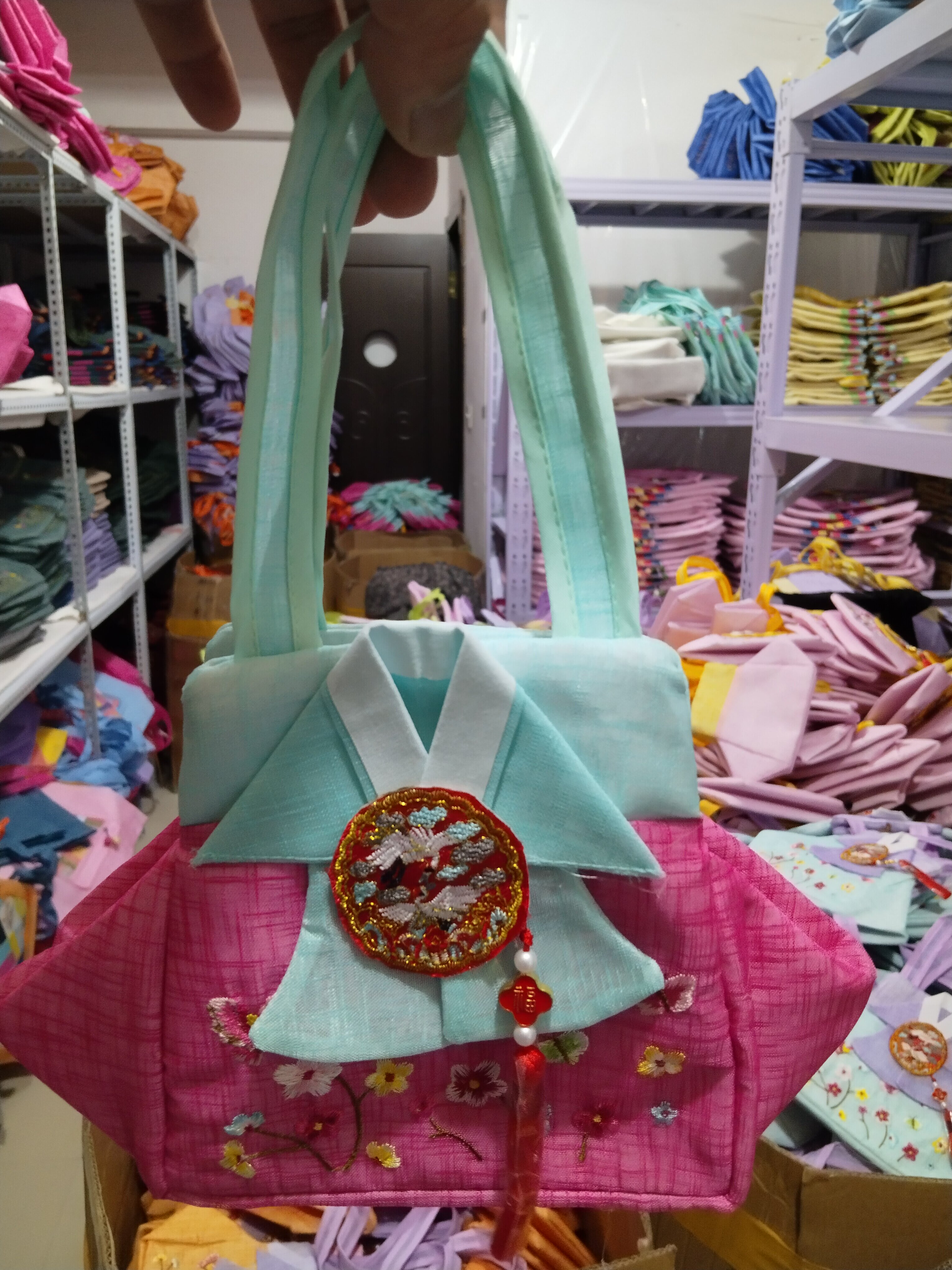 朝鲜族服饰手拎包延吉旅游纪念品礼品图片