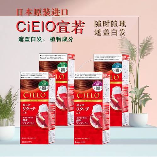 日本原装hoyu美源宣若诺遮盖染发