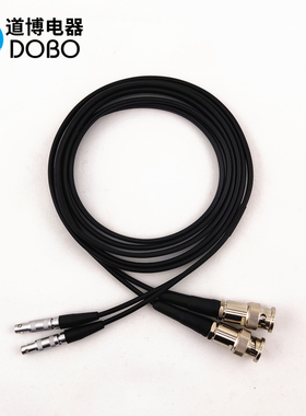 Q9Q9-C5C5超声波探伤仪双晶探头线BNC-FFA.00双排数据连接转换线