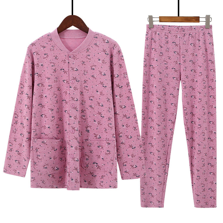 中老年人女内穿彩棉质奶奶开衫秋衣秋裤内衣对襟薄款保暖内衣秋冬,女士内衣/男士内衣/家居服,保暖套装,淘宝优惠券,粉丝福利购,淘宝优惠卷