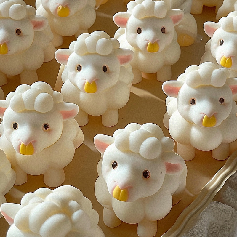 小羊慕斯蛋糕冰淇淋果冻硅胶模具