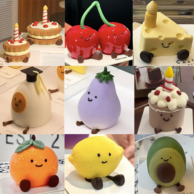 网红jellycat系列慕斯蛋糕模具