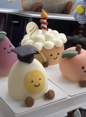 英国Jelly娃娃cat同款生日蛋糕慕斯模具食品级烘焙水果玩具磨具