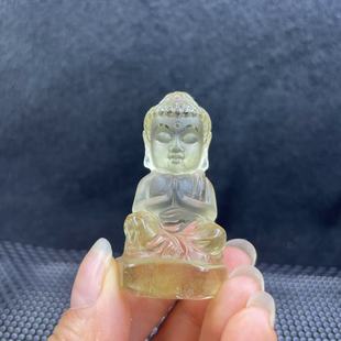 好记水晶黄水晶佛像守护神孙悟空招财猫吞金兽等等摆件家居装饰