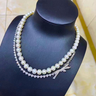 镀金饰品配件蝴蝶结毛衣链珍珠项链扣头腰带连接扣吊坠扣手链扣子