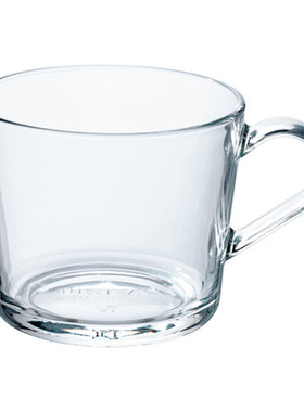 IKEA宜家365+大杯透明钢化玻璃/白色杯加厚茶杯咖啡喝热水杯子